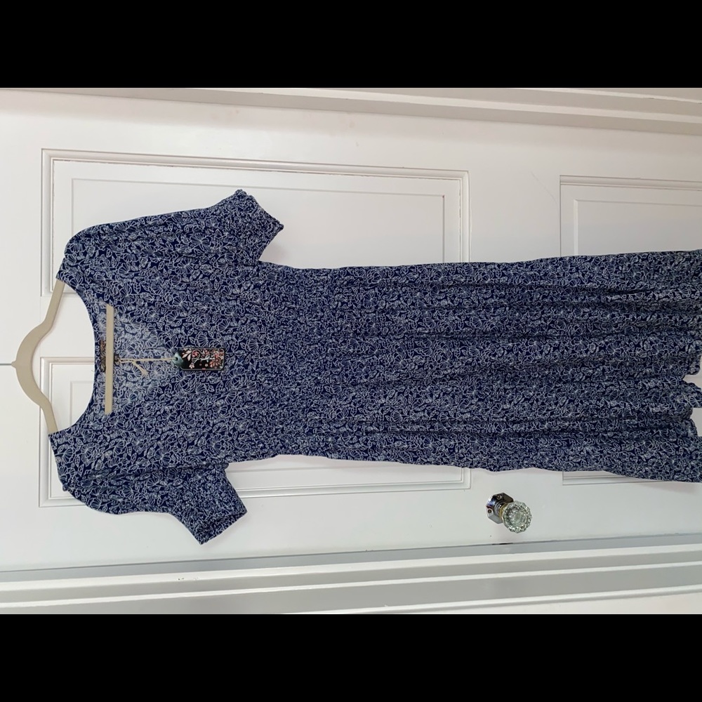 Blue Floral Dress